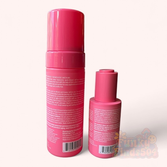 KOURTNEY by Kourtney Kellar Self Tan Mousse & Drops Bundle NWT Hydrating Glow - Picture 3 of 6